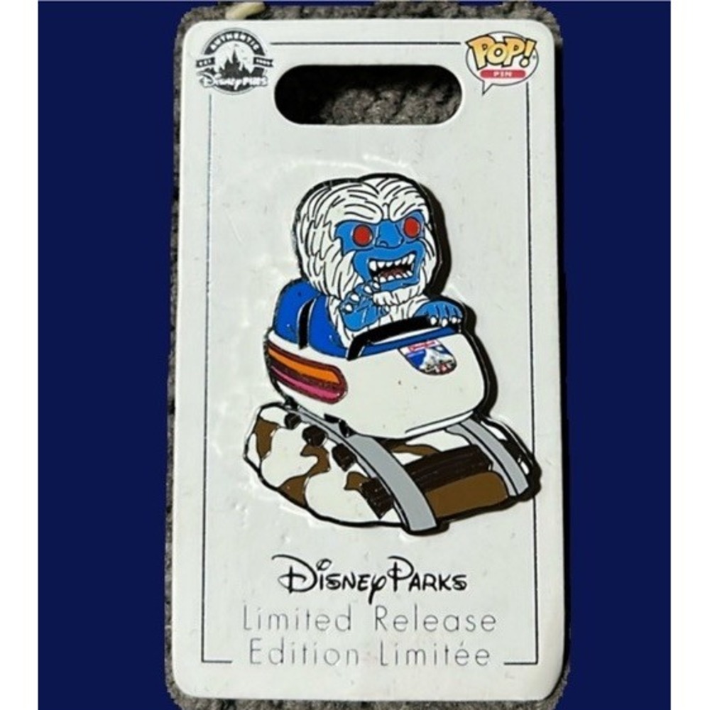 Disney Parks 2022 Funko Pop Matterhorn Abominable Snowman, LR Pin New on Back